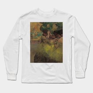 Yellow Dancers (In the Wings) by Edgar Degas Long Sleeve T-Shirt